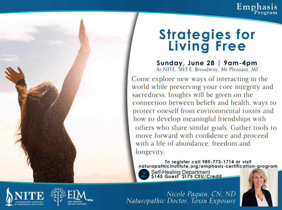 Strategies for Living Free